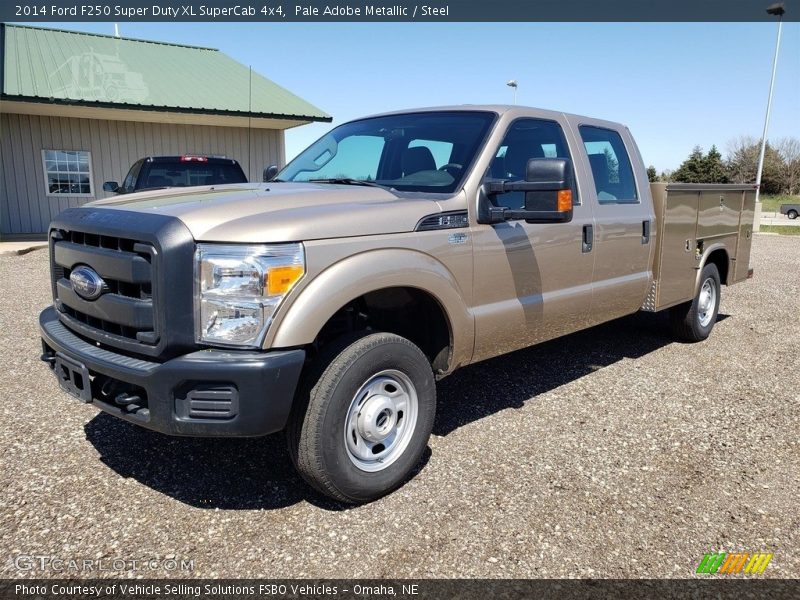 Pale Adobe Metallic / Steel 2014 Ford F250 Super Duty XL SuperCab 4x4
