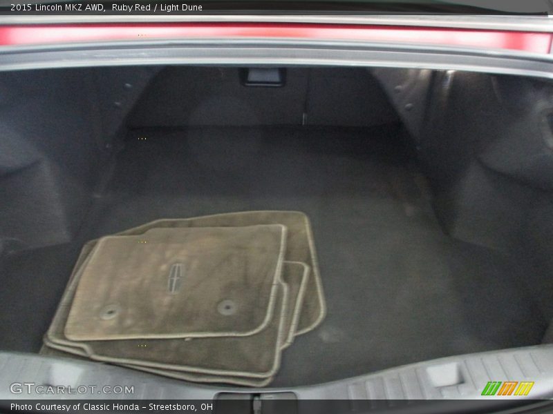 Ruby Red / Light Dune 2015 Lincoln MKZ AWD