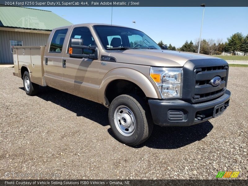 Pale Adobe Metallic / Steel 2014 Ford F250 Super Duty XL SuperCab 4x4