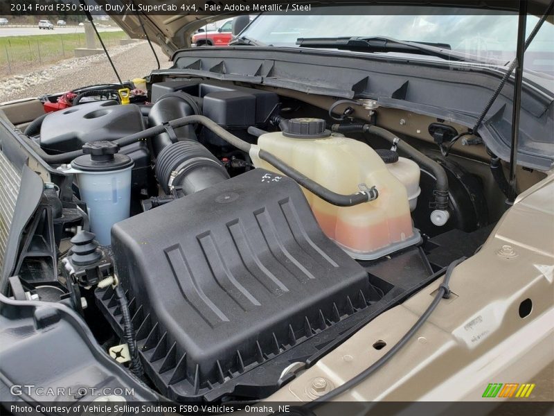 Pale Adobe Metallic / Steel 2014 Ford F250 Super Duty XL SuperCab 4x4