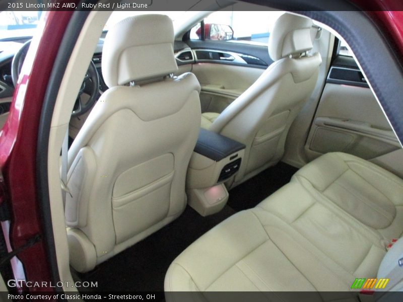 Rear Seat of 2015 MKZ AWD