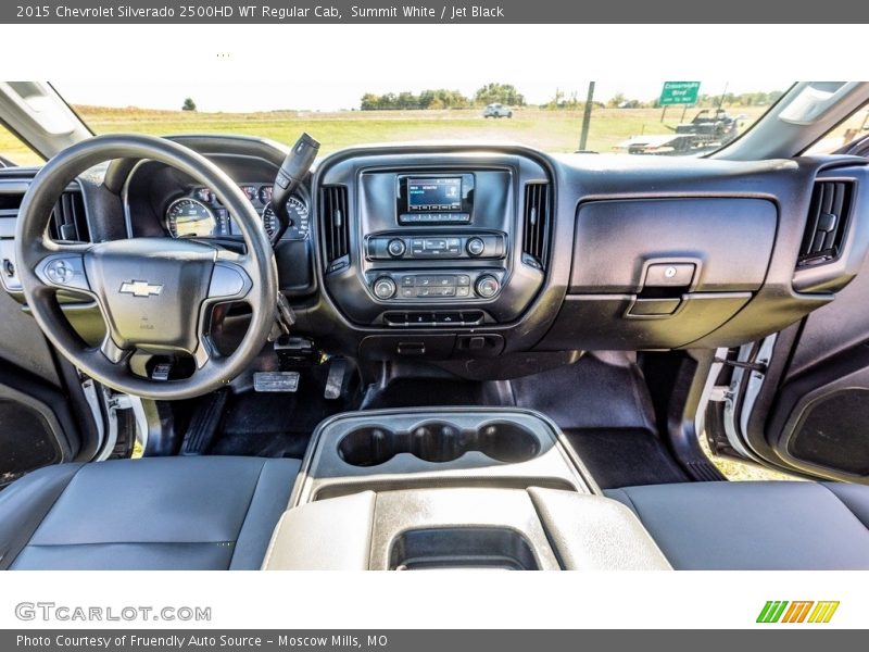 Summit White / Jet Black 2015 Chevrolet Silverado 2500HD WT Regular Cab