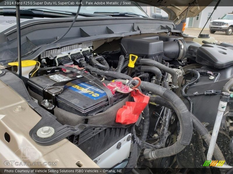 Pale Adobe Metallic / Steel 2014 Ford F250 Super Duty XL SuperCab 4x4