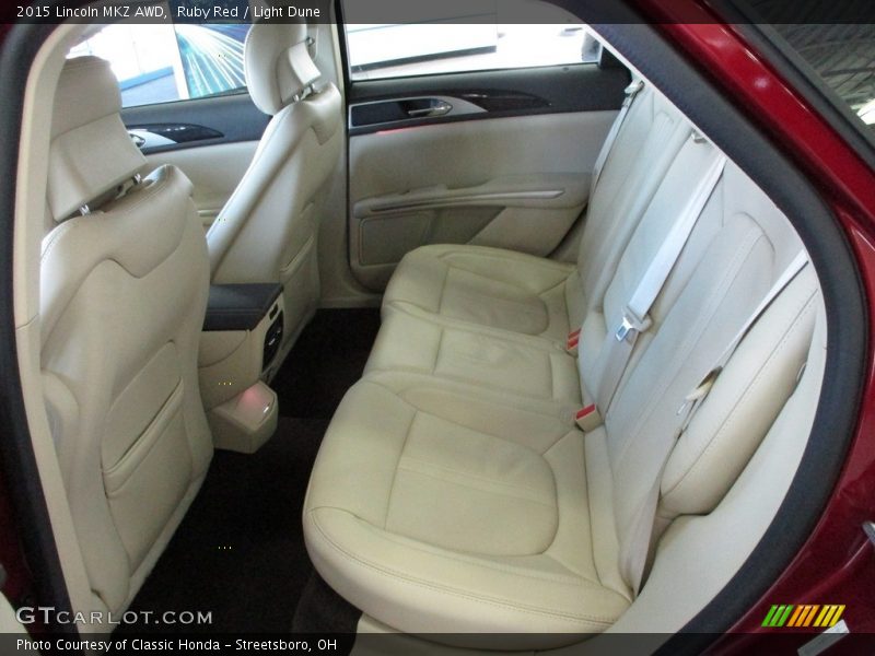 Rear Seat of 2015 MKZ AWD