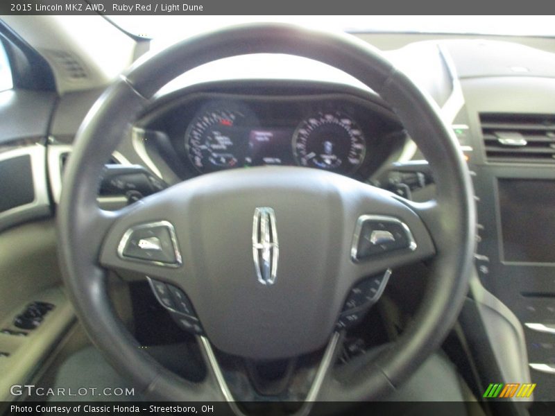 Ruby Red / Light Dune 2015 Lincoln MKZ AWD
