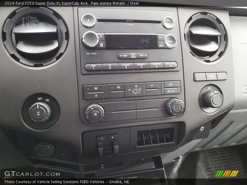 Pale Adobe Metallic / Steel 2014 Ford F250 Super Duty XL SuperCab 4x4