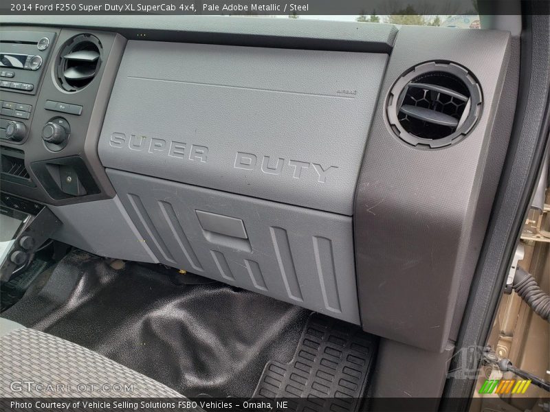 Pale Adobe Metallic / Steel 2014 Ford F250 Super Duty XL SuperCab 4x4