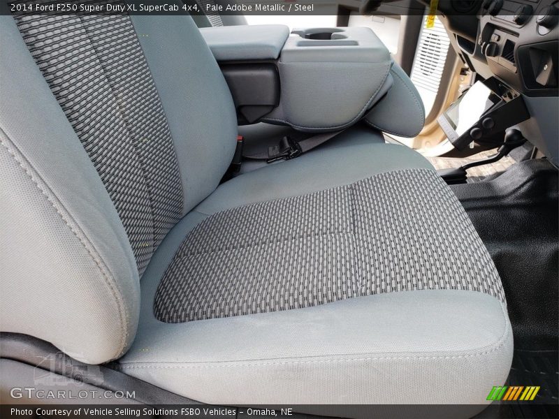 Pale Adobe Metallic / Steel 2014 Ford F250 Super Duty XL SuperCab 4x4
