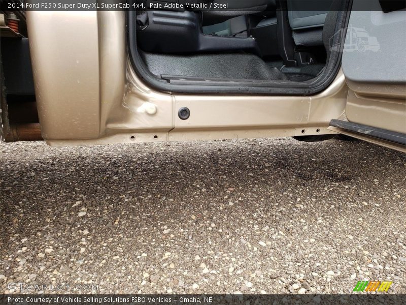 Pale Adobe Metallic / Steel 2014 Ford F250 Super Duty XL SuperCab 4x4