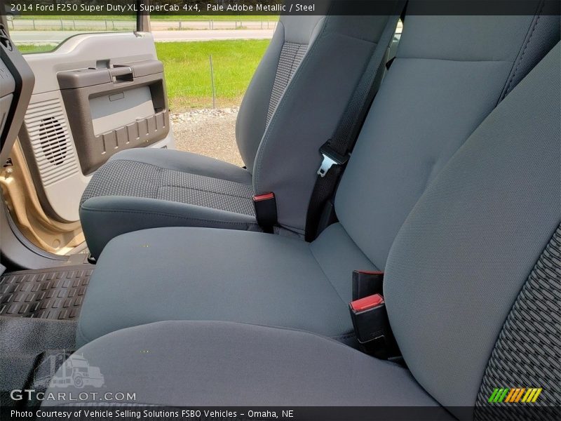 Pale Adobe Metallic / Steel 2014 Ford F250 Super Duty XL SuperCab 4x4