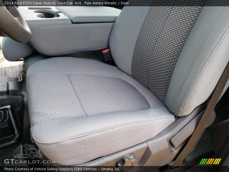 Pale Adobe Metallic / Steel 2014 Ford F250 Super Duty XL SuperCab 4x4