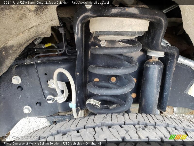 Pale Adobe Metallic / Steel 2014 Ford F250 Super Duty XL SuperCab 4x4