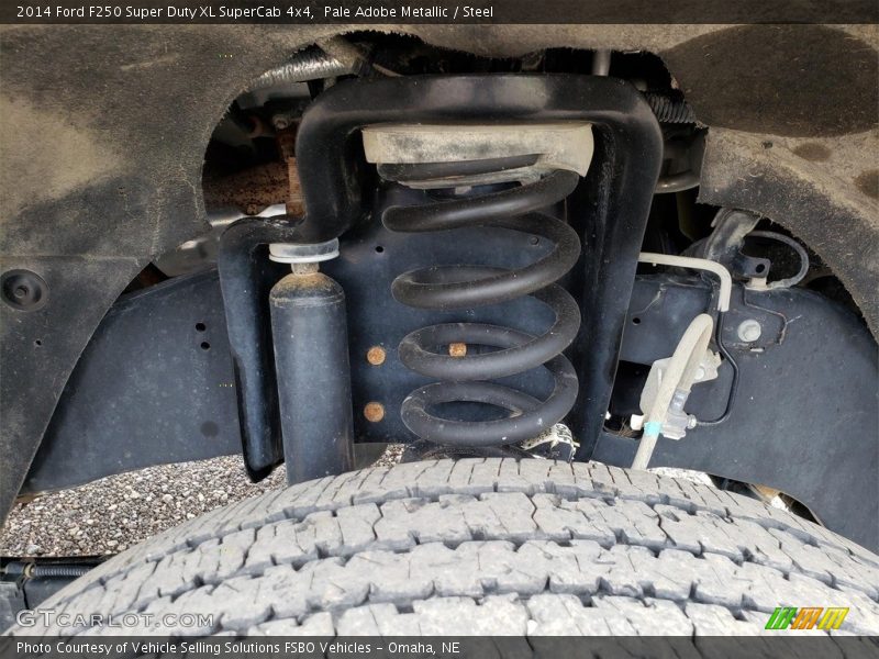 Pale Adobe Metallic / Steel 2014 Ford F250 Super Duty XL SuperCab 4x4
