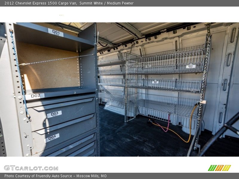 Summit White / Medium Pewter 2012 Chevrolet Express 1500 Cargo Van
