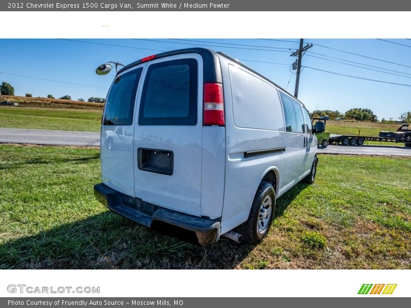 Summit White / Medium Pewter 2012 Chevrolet Express 1500 Cargo Van