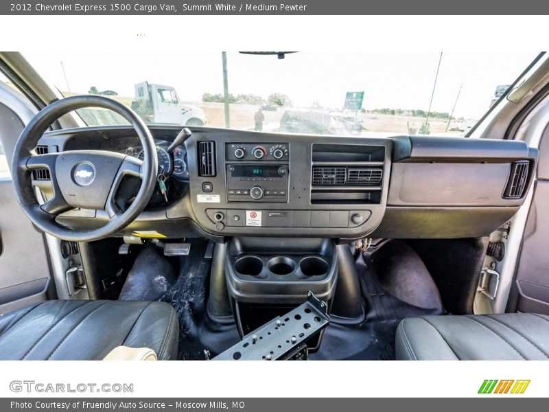 Summit White / Medium Pewter 2012 Chevrolet Express 1500 Cargo Van