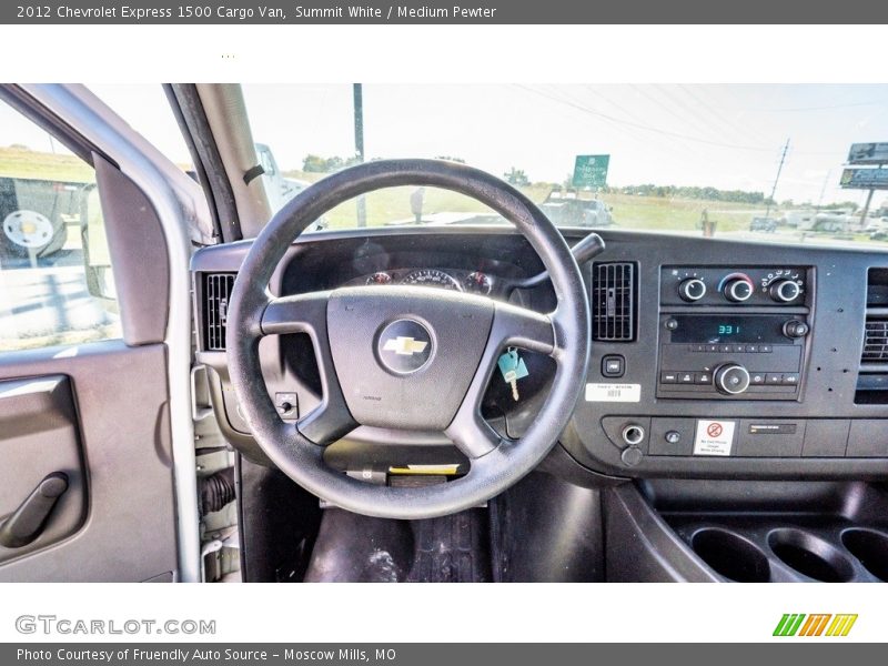 Summit White / Medium Pewter 2012 Chevrolet Express 1500 Cargo Van