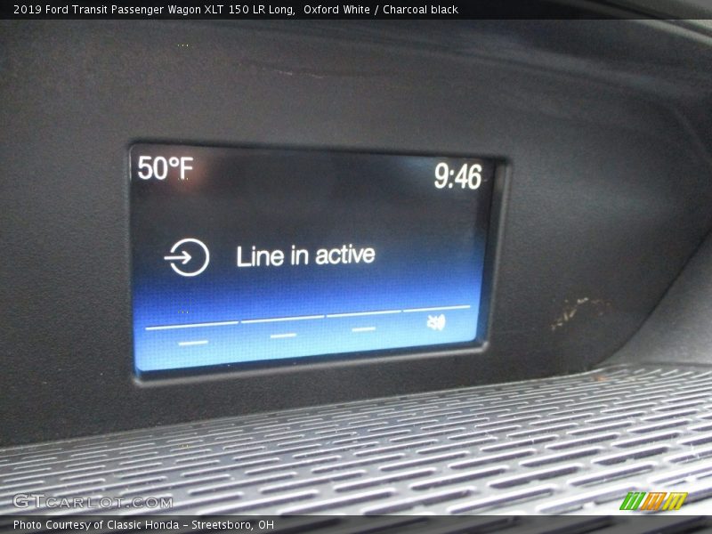 Oxford White / Charcoal black 2019 Ford Transit Passenger Wagon XLT 150 LR Long