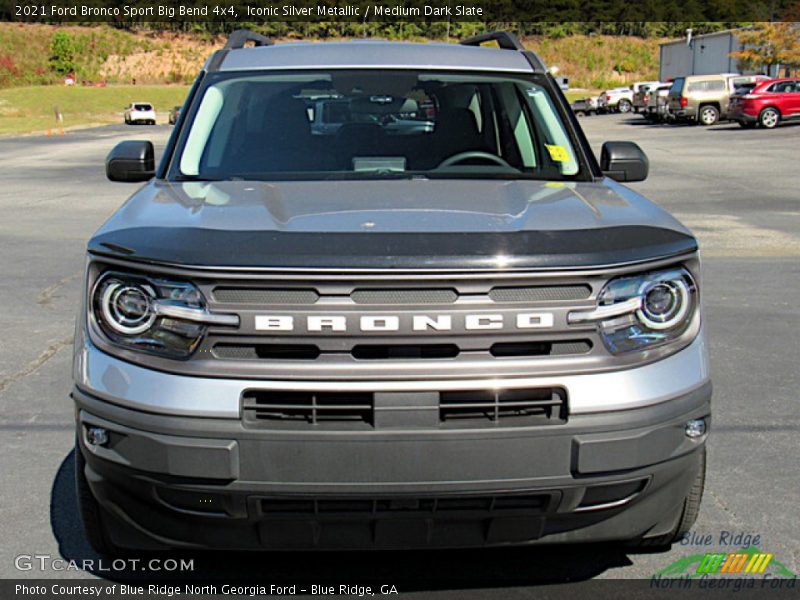 Iconic Silver Metallic / Medium Dark Slate 2021 Ford Bronco Sport Big Bend 4x4