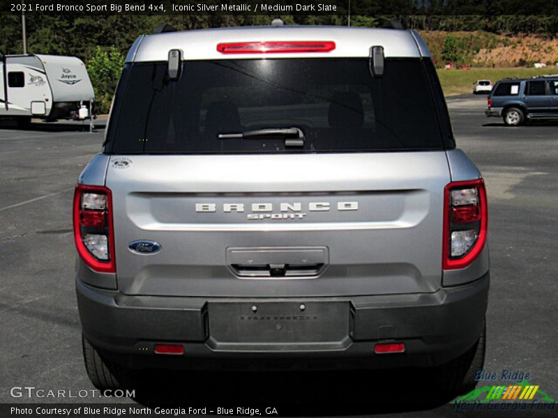 Iconic Silver Metallic / Medium Dark Slate 2021 Ford Bronco Sport Big Bend 4x4