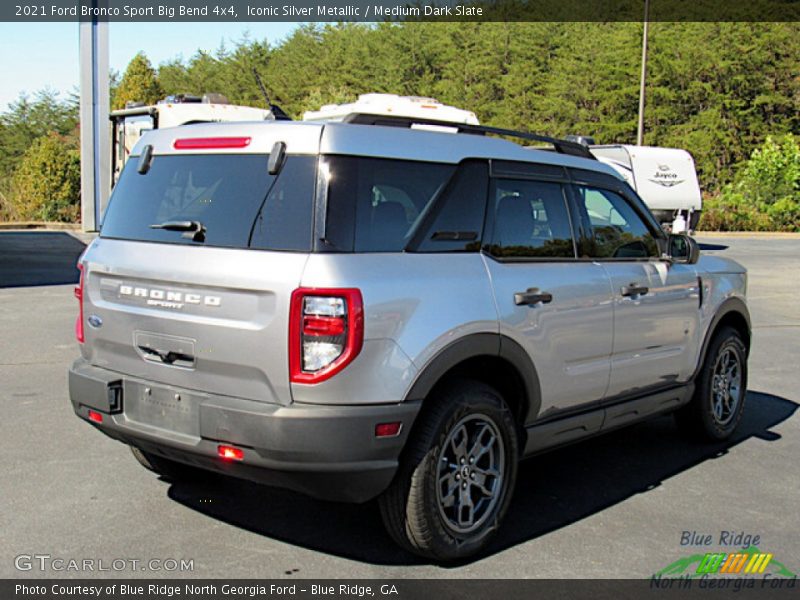 Iconic Silver Metallic / Medium Dark Slate 2021 Ford Bronco Sport Big Bend 4x4