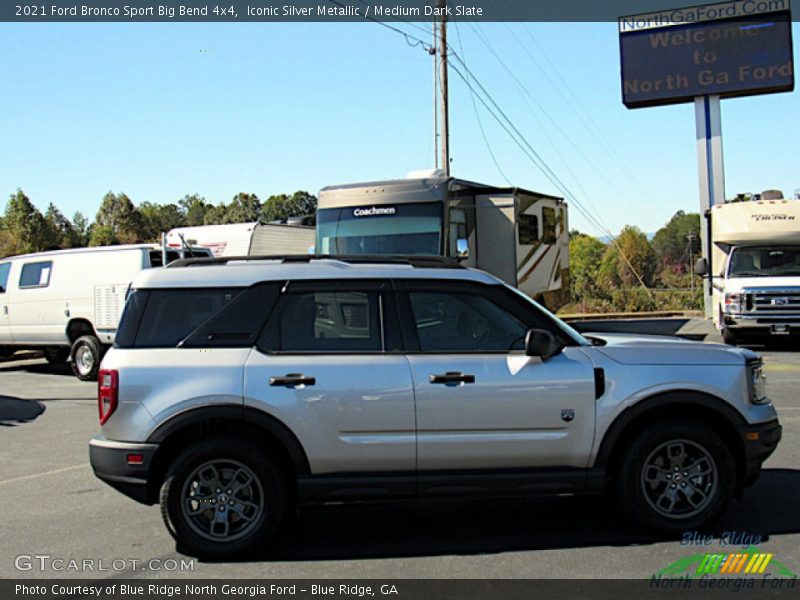 Iconic Silver Metallic / Medium Dark Slate 2021 Ford Bronco Sport Big Bend 4x4