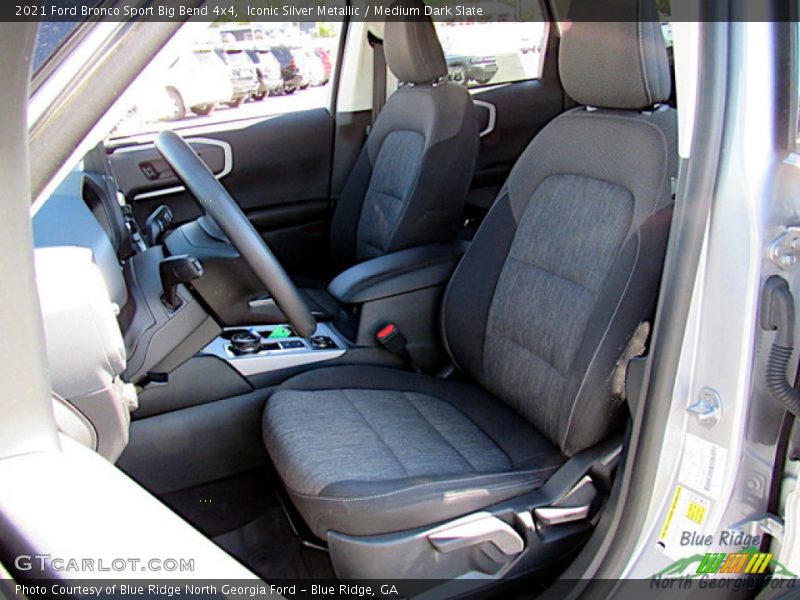 Iconic Silver Metallic / Medium Dark Slate 2021 Ford Bronco Sport Big Bend 4x4