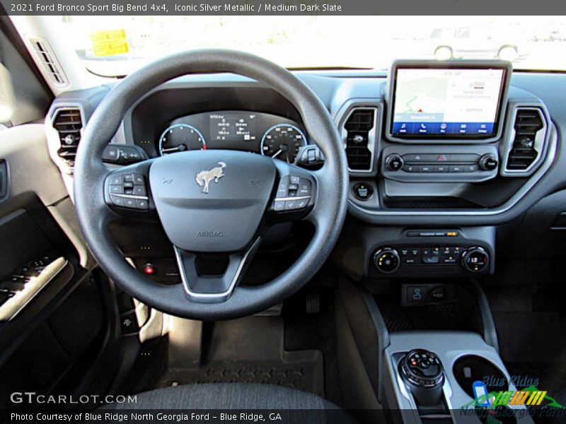 Iconic Silver Metallic / Medium Dark Slate 2021 Ford Bronco Sport Big Bend 4x4