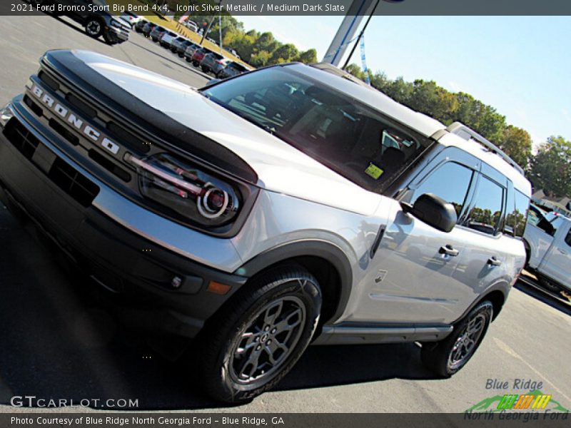 Iconic Silver Metallic / Medium Dark Slate 2021 Ford Bronco Sport Big Bend 4x4