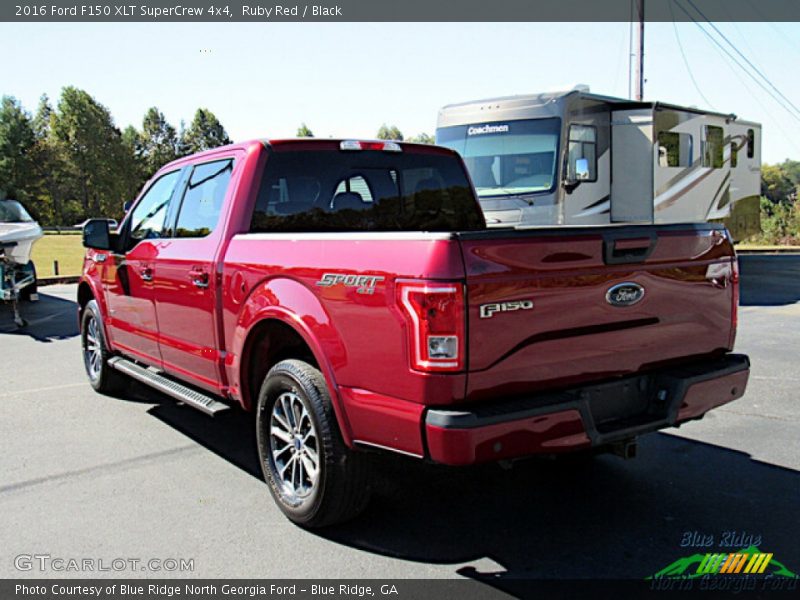 Ruby Red / Black 2016 Ford F150 XLT SuperCrew 4x4