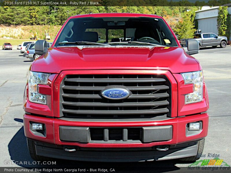 Ruby Red / Black 2016 Ford F150 XLT SuperCrew 4x4