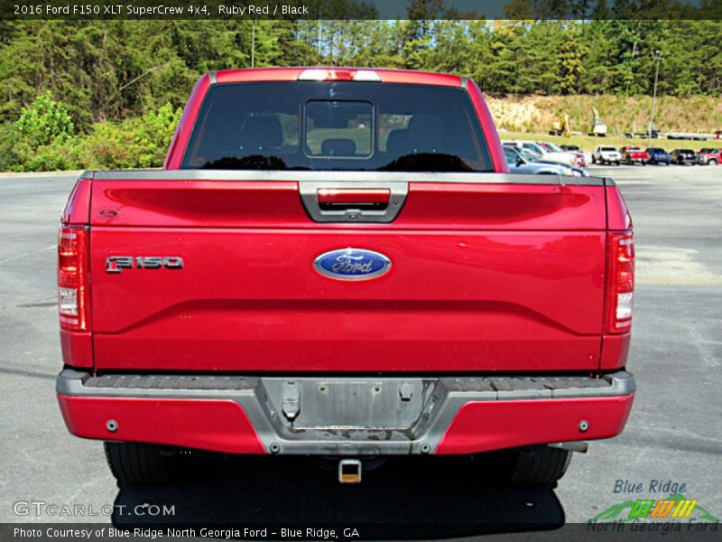 Ruby Red / Black 2016 Ford F150 XLT SuperCrew 4x4