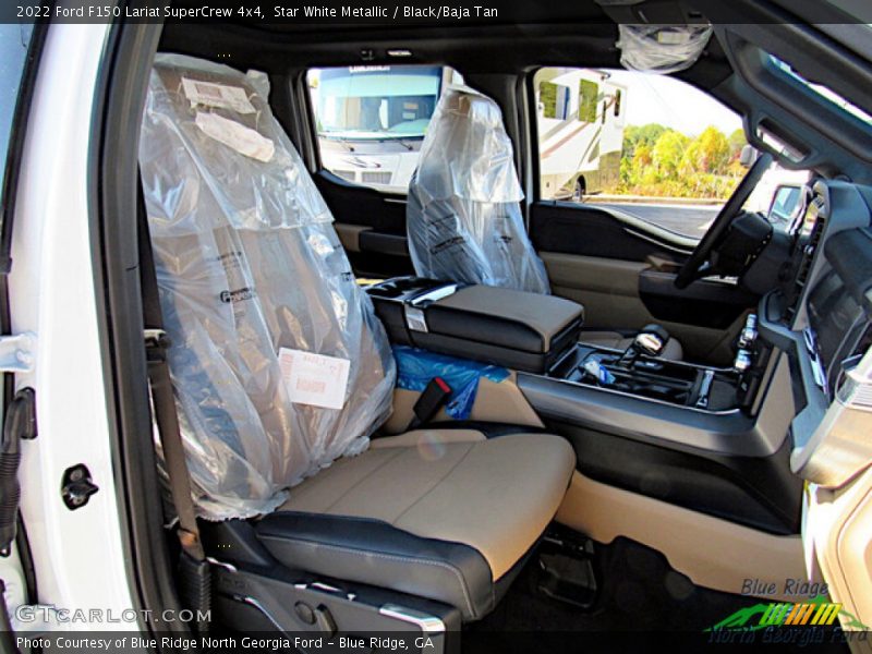 Star White Metallic / Black/Baja Tan 2022 Ford F150 Lariat SuperCrew 4x4