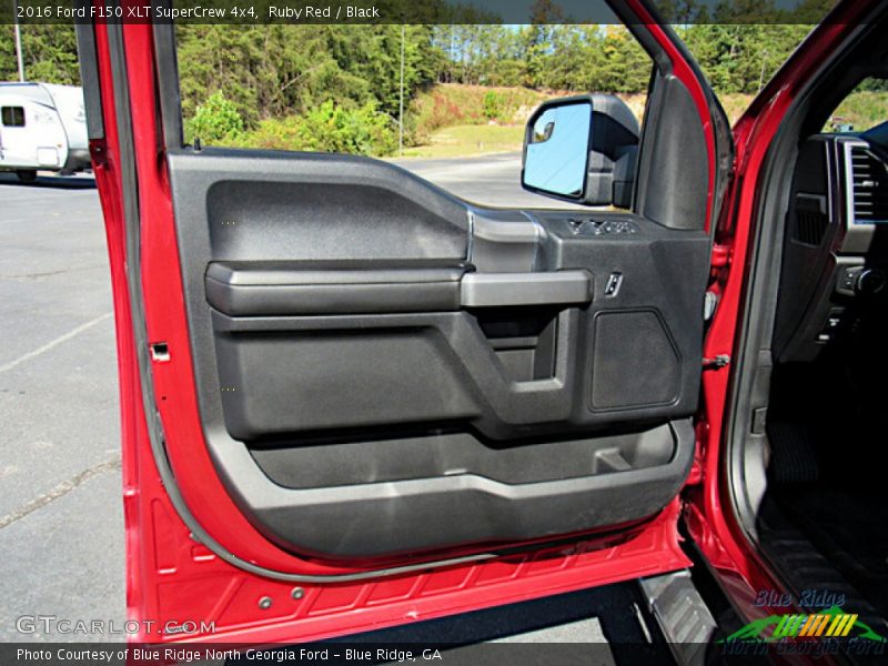 Ruby Red / Black 2016 Ford F150 XLT SuperCrew 4x4