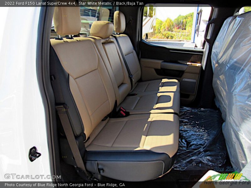 Star White Metallic / Black/Baja Tan 2022 Ford F150 Lariat SuperCrew 4x4