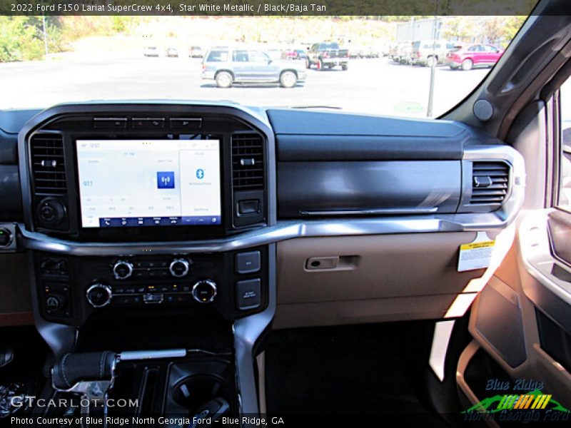 Star White Metallic / Black/Baja Tan 2022 Ford F150 Lariat SuperCrew 4x4