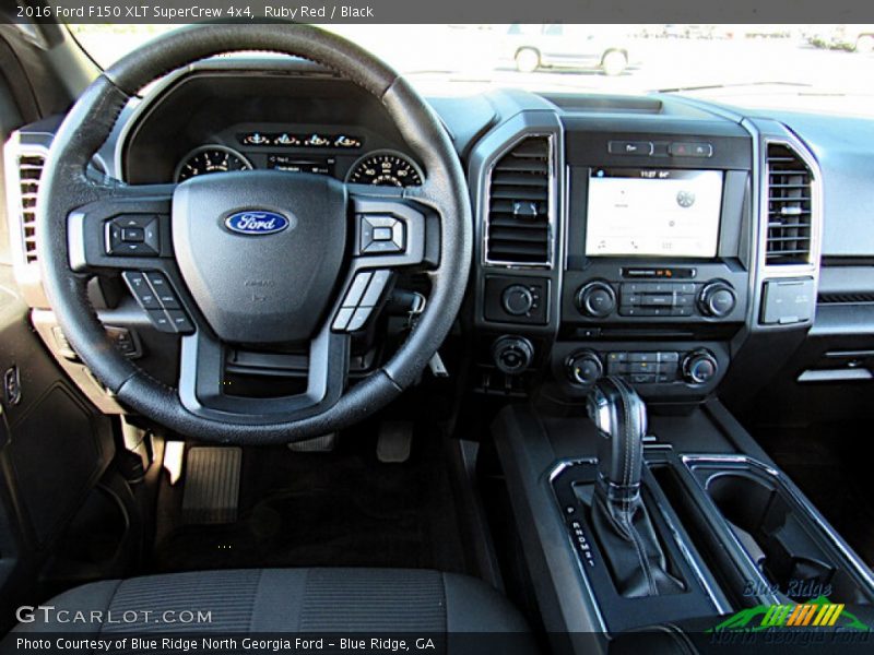 Ruby Red / Black 2016 Ford F150 XLT SuperCrew 4x4