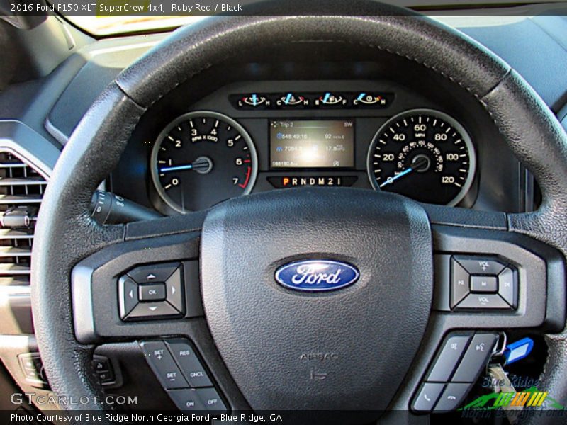 Ruby Red / Black 2016 Ford F150 XLT SuperCrew 4x4