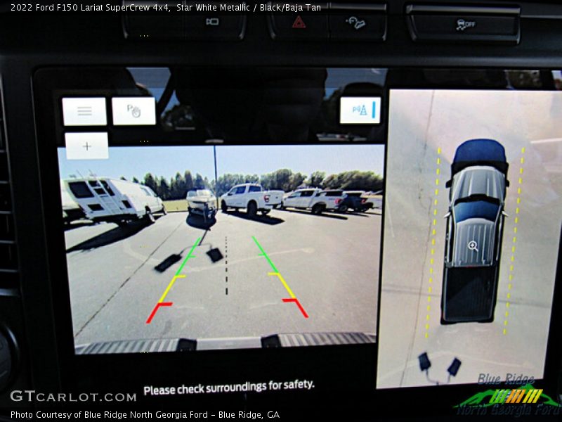 Star White Metallic / Black/Baja Tan 2022 Ford F150 Lariat SuperCrew 4x4