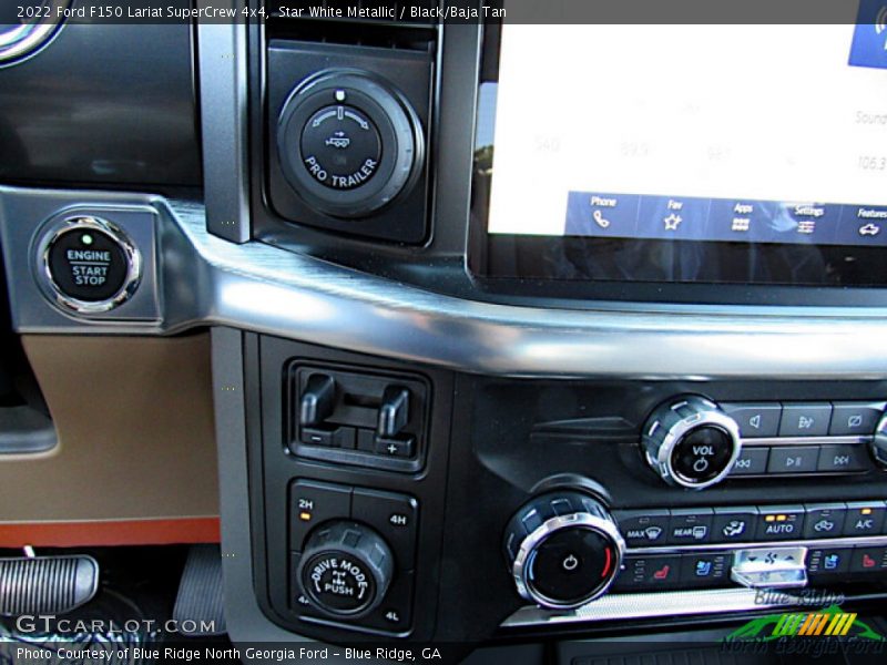 Star White Metallic / Black/Baja Tan 2022 Ford F150 Lariat SuperCrew 4x4