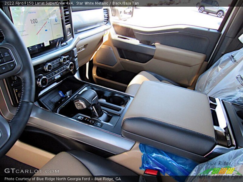 Star White Metallic / Black/Baja Tan 2022 Ford F150 Lariat SuperCrew 4x4