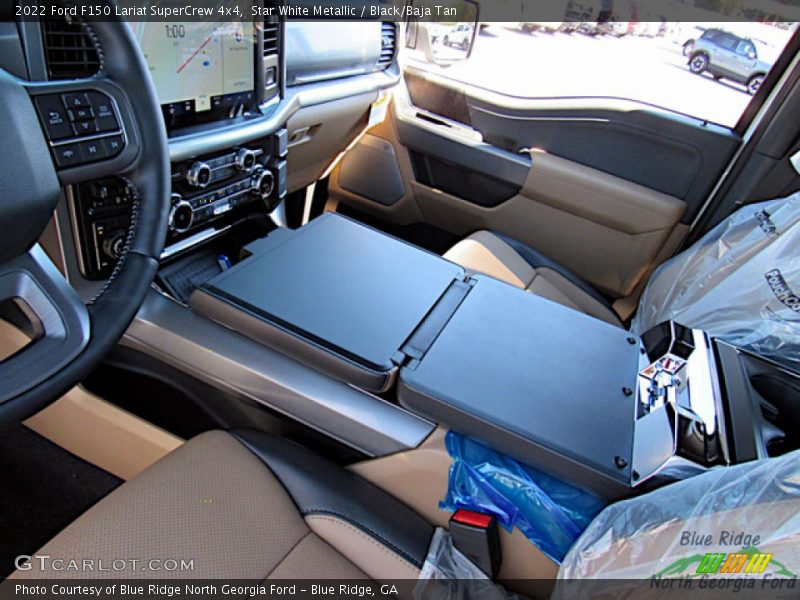 Star White Metallic / Black/Baja Tan 2022 Ford F150 Lariat SuperCrew 4x4