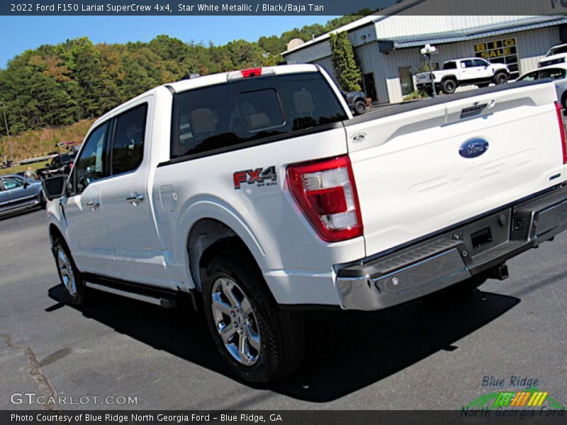 Star White Metallic / Black/Baja Tan 2022 Ford F150 Lariat SuperCrew 4x4