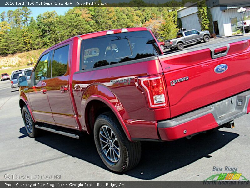 Ruby Red / Black 2016 Ford F150 XLT SuperCrew 4x4
