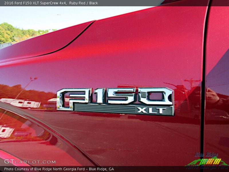 Ruby Red / Black 2016 Ford F150 XLT SuperCrew 4x4