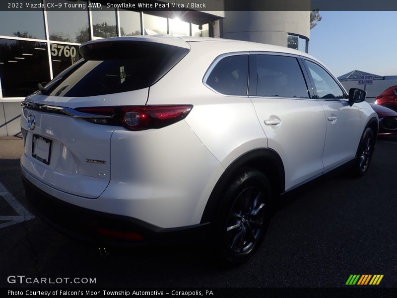 Snowflake White Pearl Mica / Black 2022 Mazda CX-9 Touring AWD