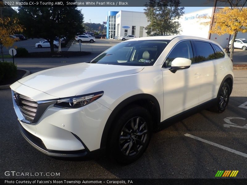 Snowflake White Pearl Mica / Black 2022 Mazda CX-9 Touring AWD