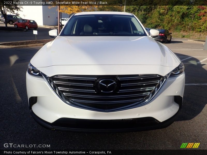 Snowflake White Pearl Mica / Black 2022 Mazda CX-9 Touring AWD
