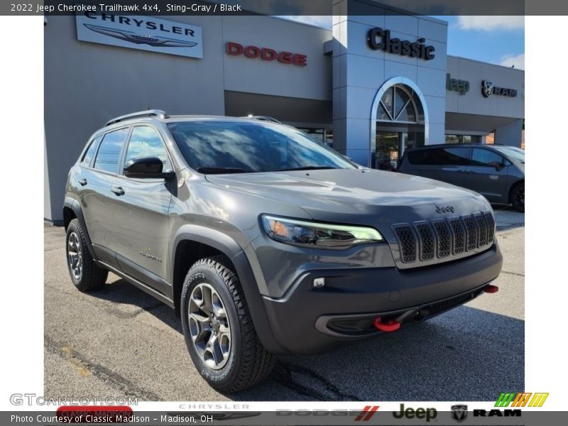 Sting-Gray / Black 2022 Jeep Cherokee Trailhawk 4x4