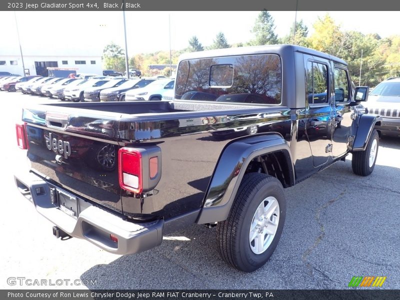 Black / Black 2023 Jeep Gladiator Sport 4x4